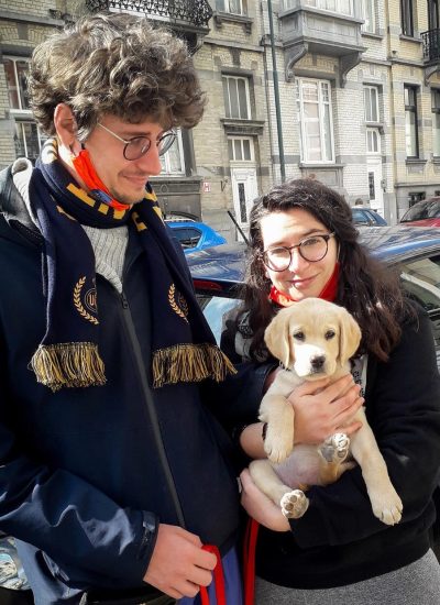 Le chien guide et sa famille d'accueil